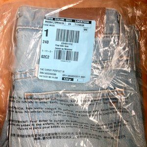 Madewell The Curvy Perfect Vintage Jean in Fiore Wash, Size 24 NWT